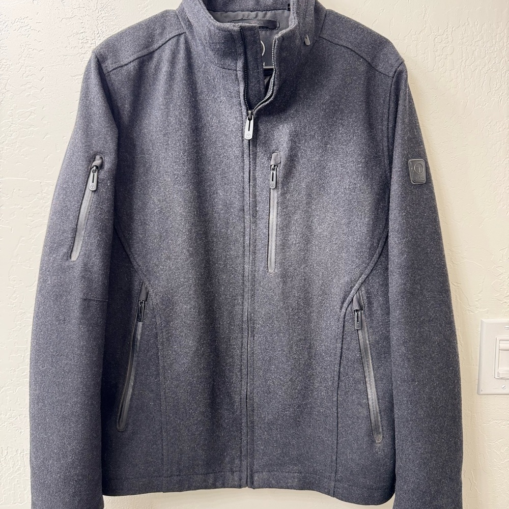 Tumi Zip-Up Wool Jacket